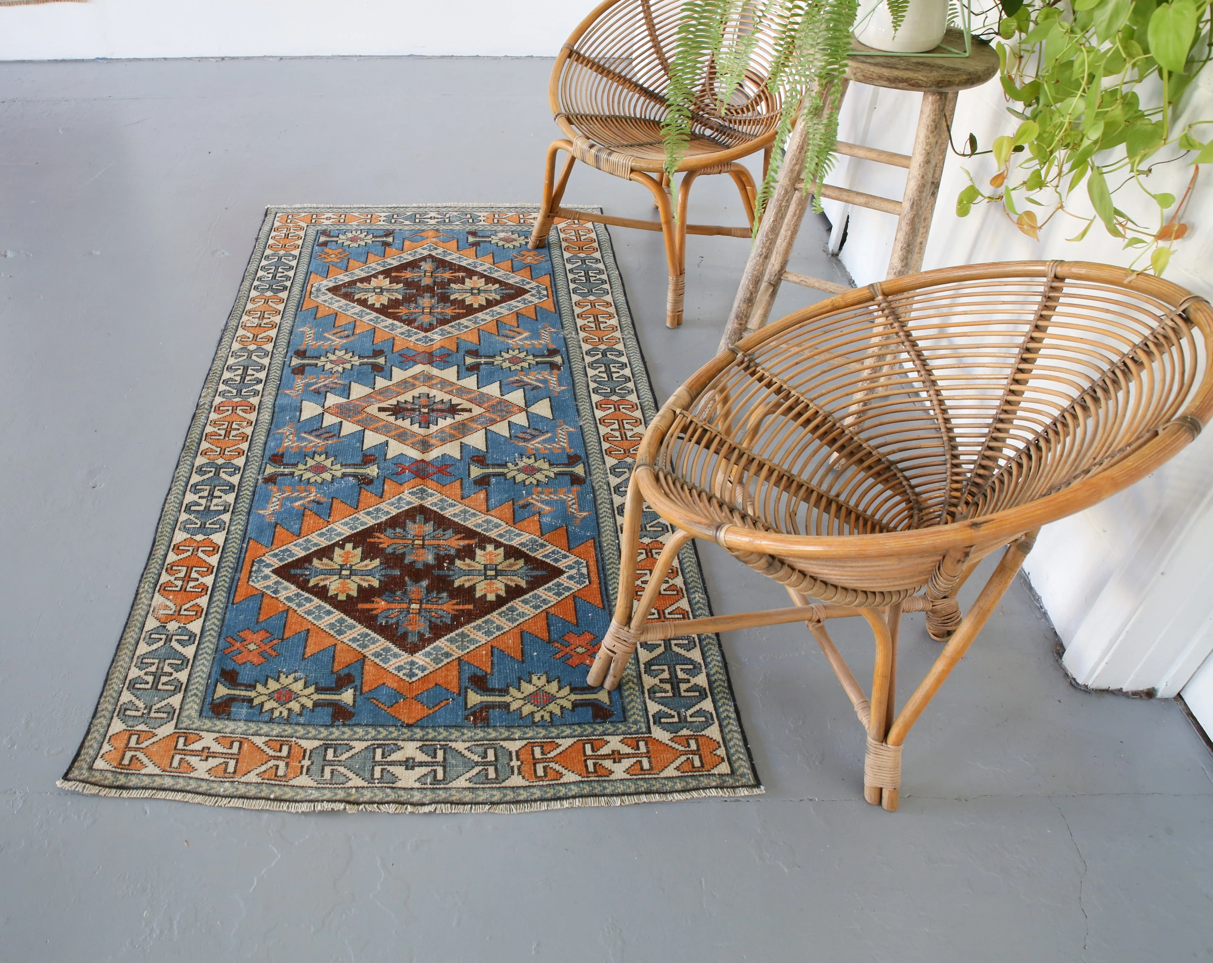 Old Kars Kazak Rug 3ftx6ft