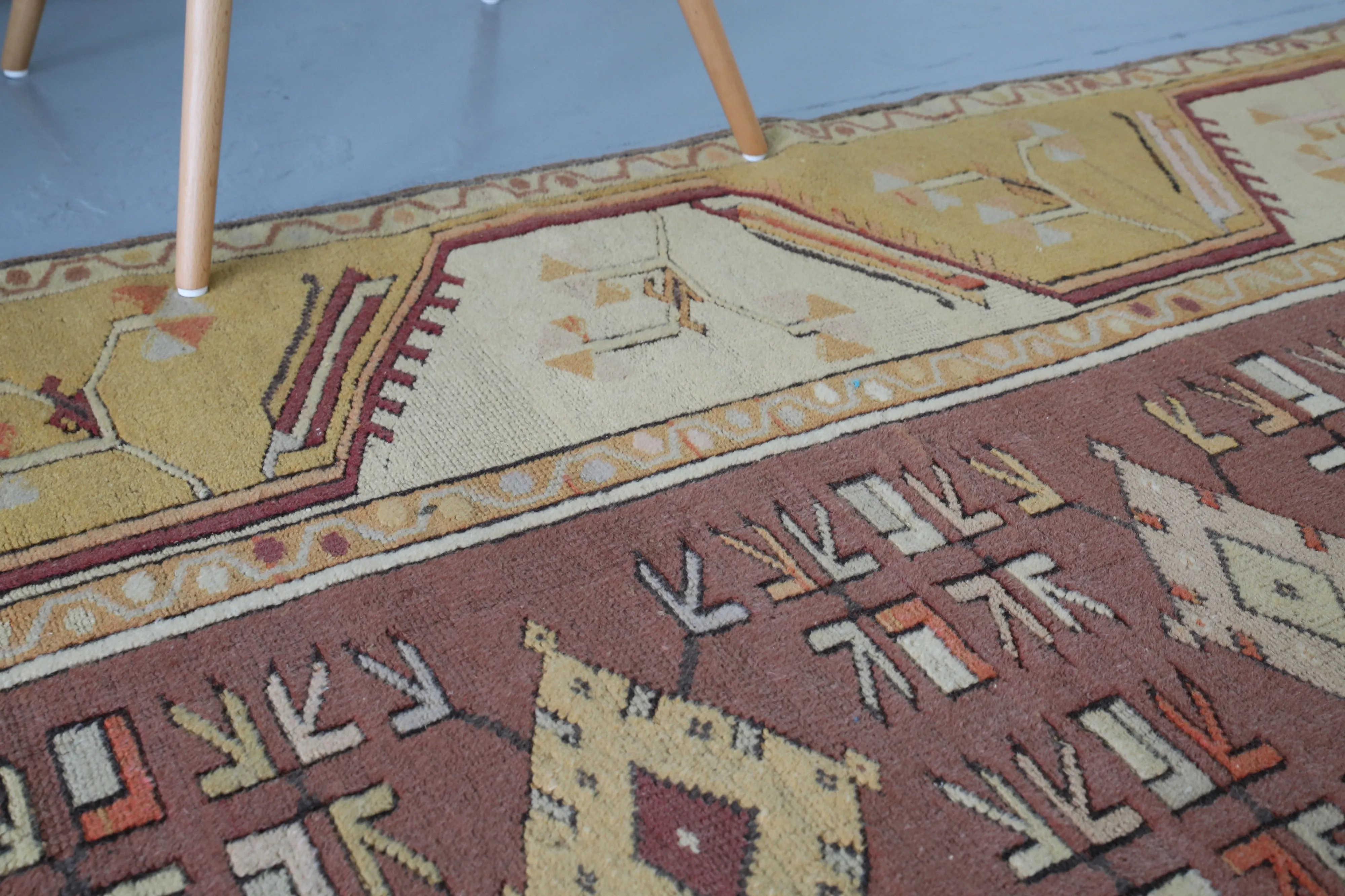 Old Milas Rug 3.8ftx6.5ft