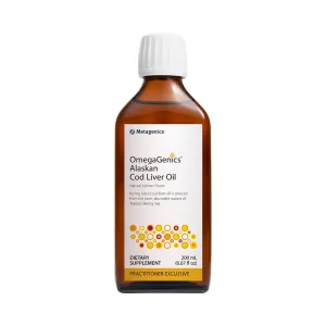 OmegaGenics® Alaskan Cod Liver Oil <br>Bering Select cod liver oil is sourced from the pure, abundant waters of Alaska’s Bering Sea