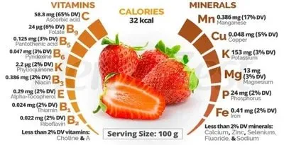 Organic Beef Liver with Organic Strawberry Powder - 60g