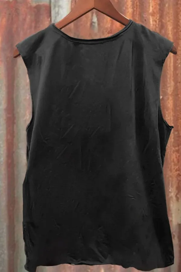 Palm Reader Art Print 100% Cotton Casual Tank Top