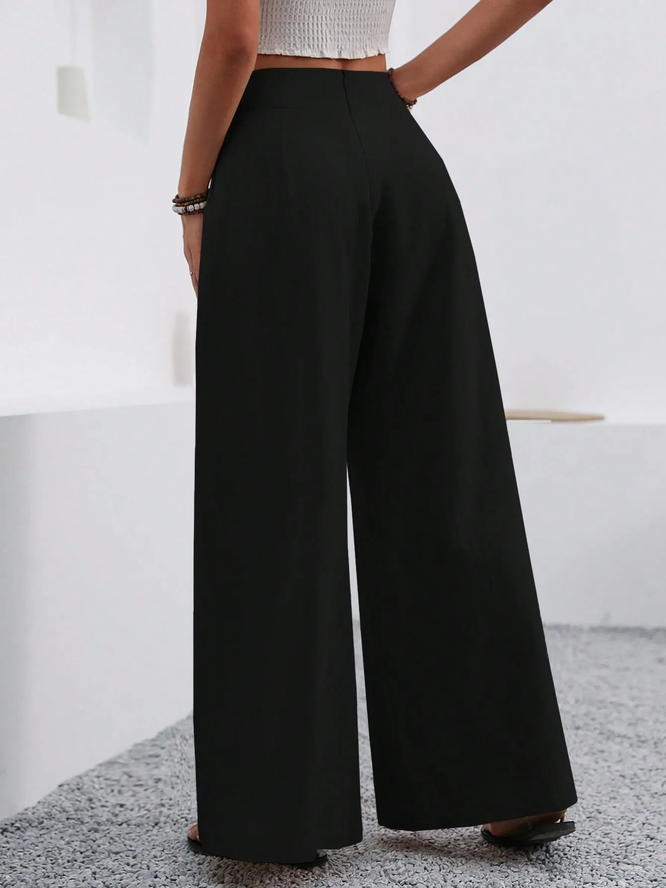 Pantalones Anchos Elegantes de Cherry Vibes en
