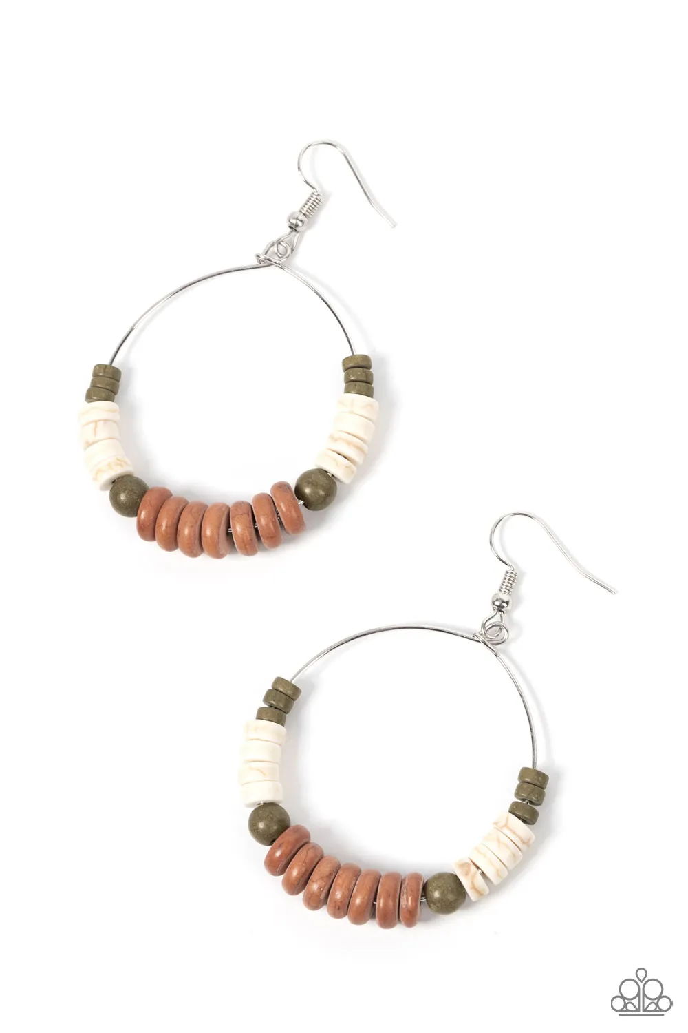 Paparazzi - Earthy Esteem -  Earrings