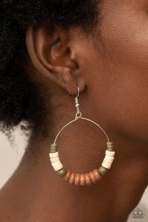Paparazzi - Earthy Esteem -  Earrings