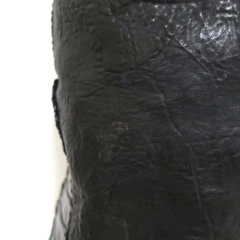 Parker Ochs POD Crocodile Hobo Black Extra Large Shoulder Bag