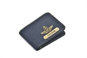 Personalized Men's Wallet - Blue Jeans