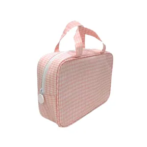 Personalized Nylon Taffy Gingham Carry On
