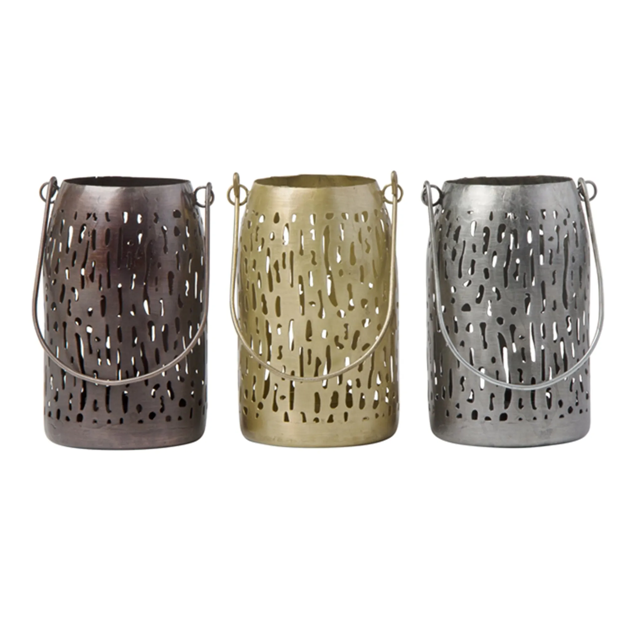 Pierced Metal Lantern