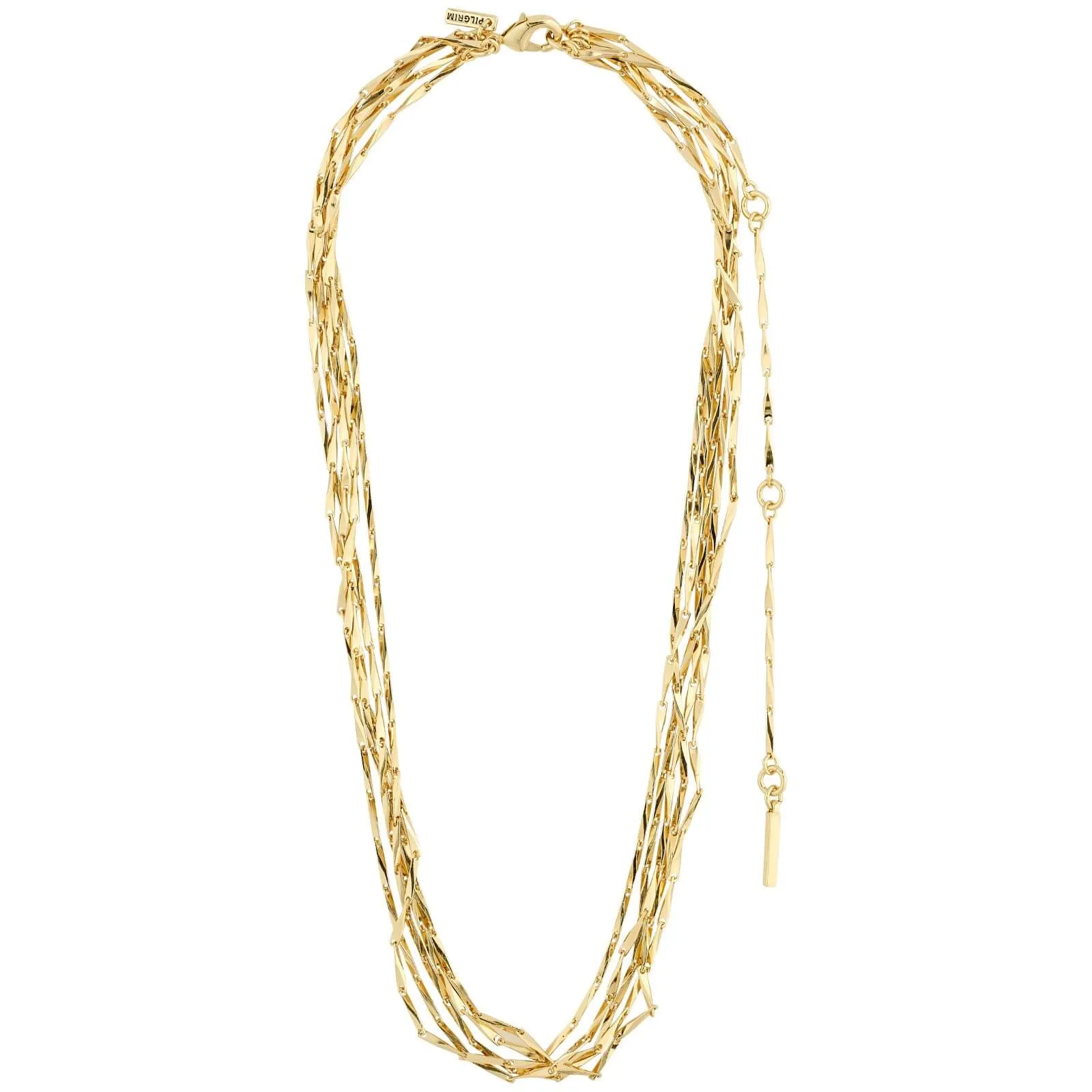 Pilgrim Connect Gold Layered Necklace