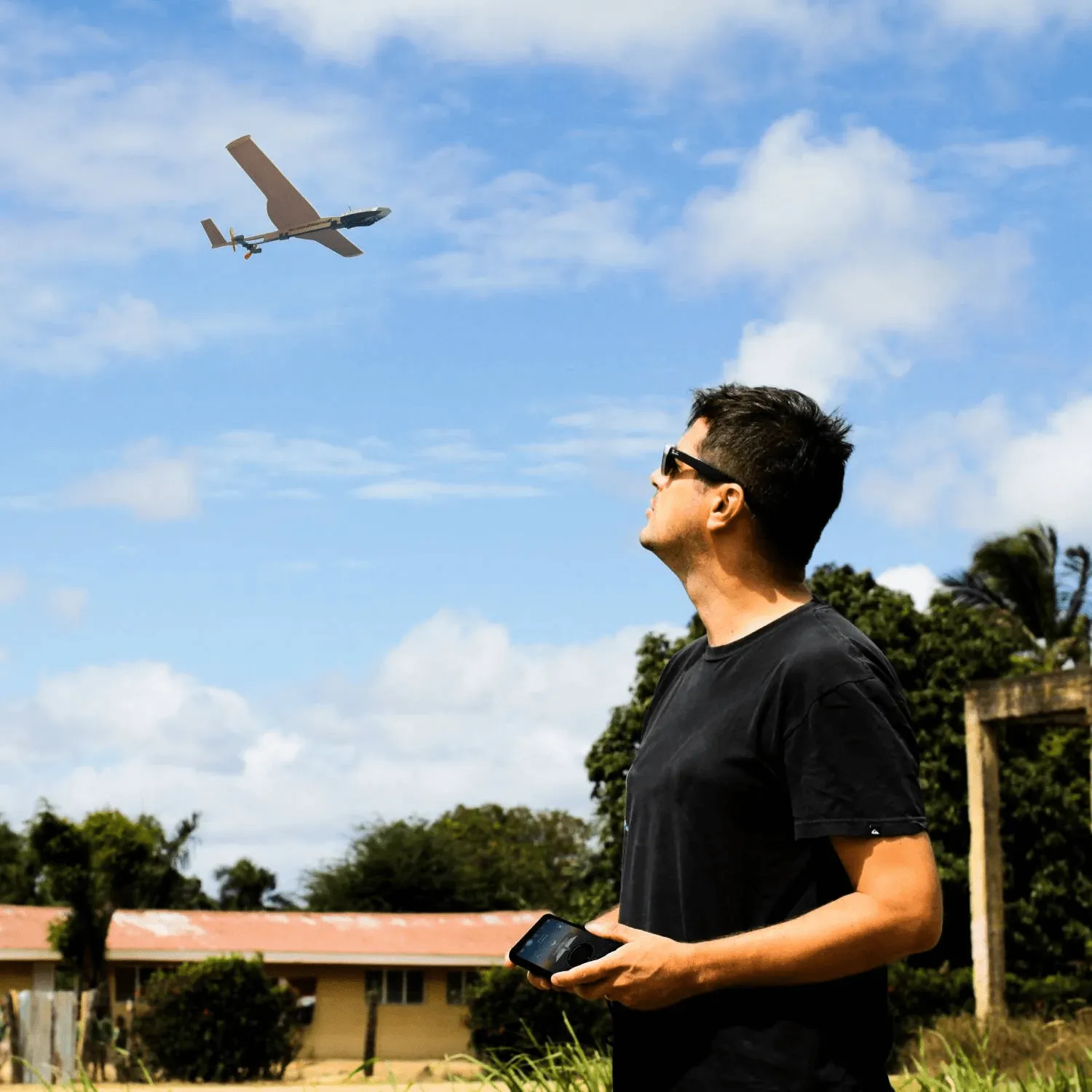 Powerup 4.0   Balsa Wood Kit - Smartphone Controlled Paper Airplane