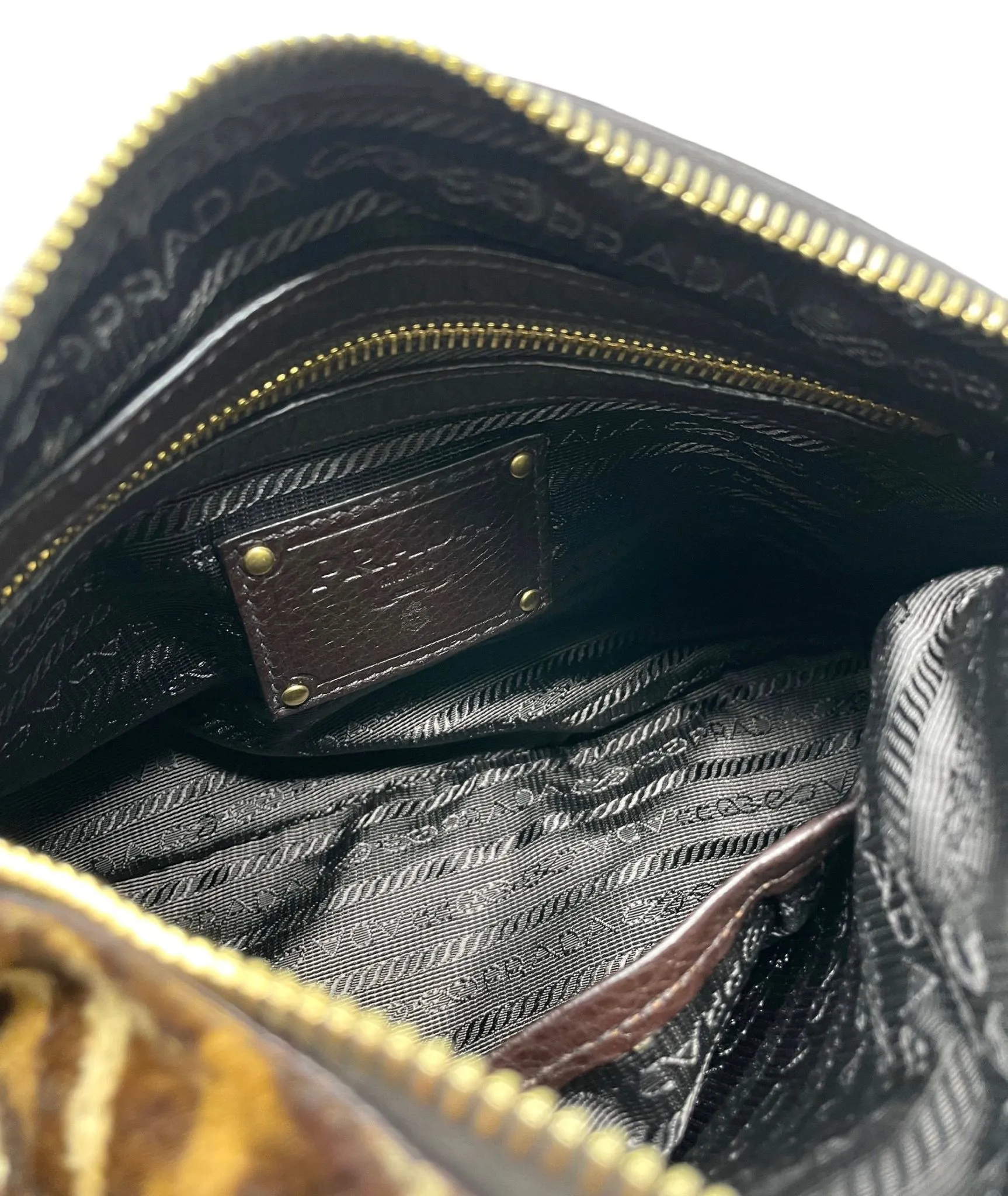 Prada Cheetah Print Shoulder Bag