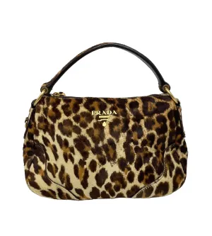 Prada Cheetah Print Shoulder Bag