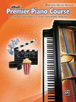PREMIER PIANO COURSE POP AND MOVIE HITS 4