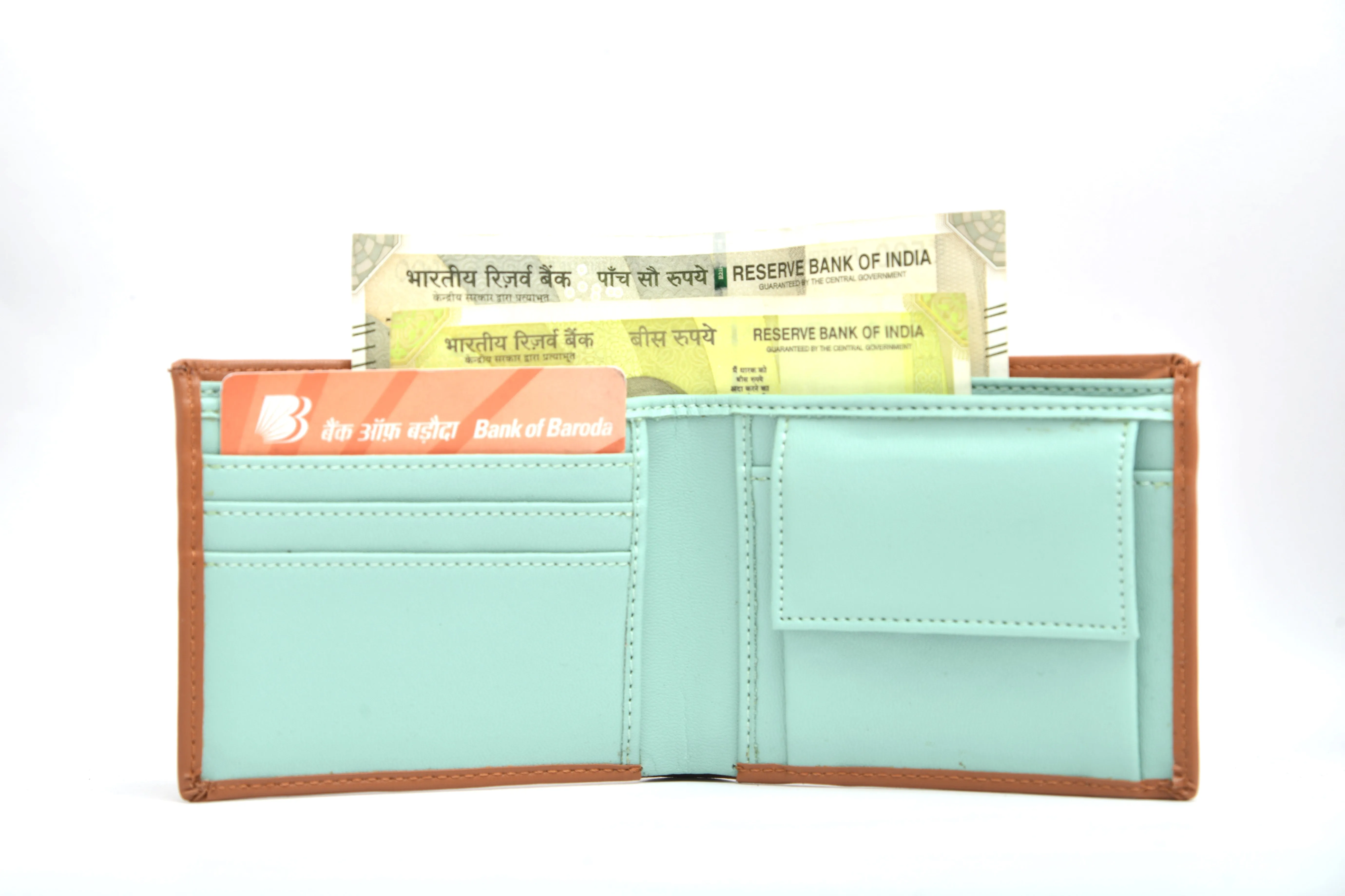 Premium Personalized Men's Wallet - Tan
