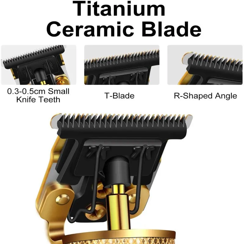 Professional Hair Trimmer with Grooming & Cleansing Kit