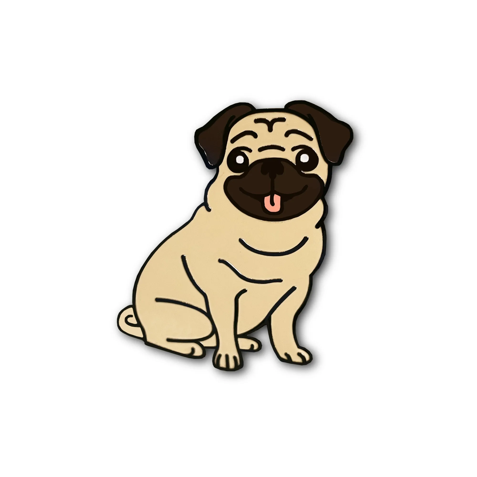 Pug Dog Puppy Lapel Enamel Pin