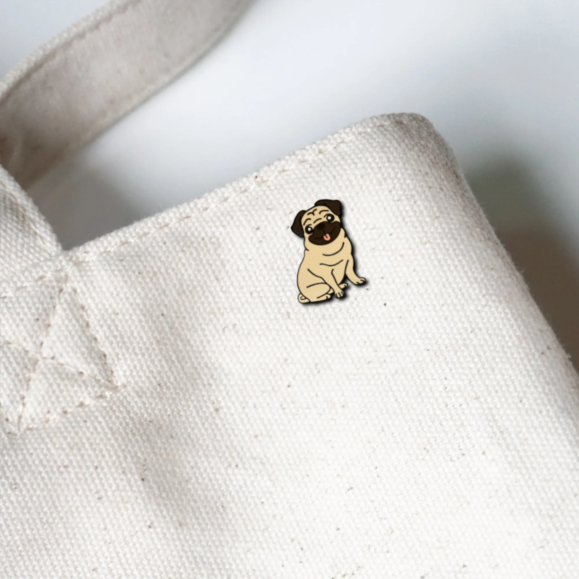 Pug Dog Puppy Lapel Enamel Pin