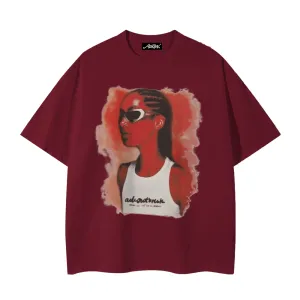 Punk Girl Portrait T-Shirt