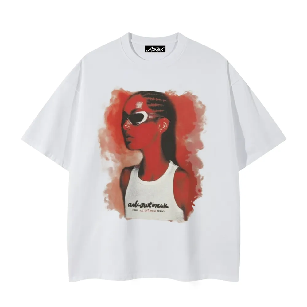 Punk Girl Portrait T-Shirt