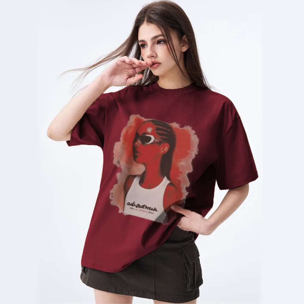 Punk Girl Portrait T-Shirt