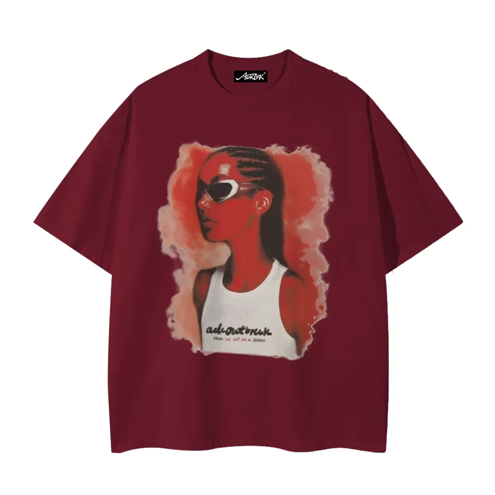 Punk Girl Portrait T-Shirt