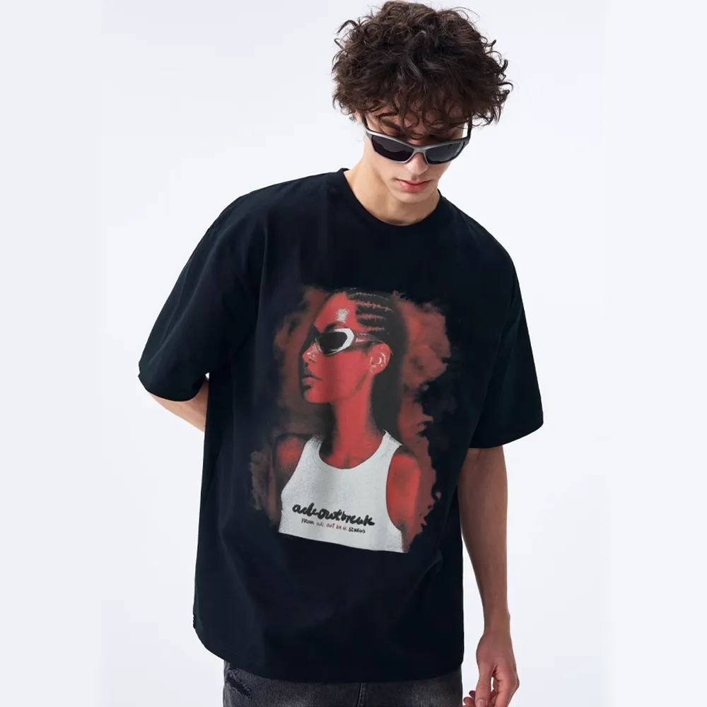 Punk Girl Portrait T-Shirt