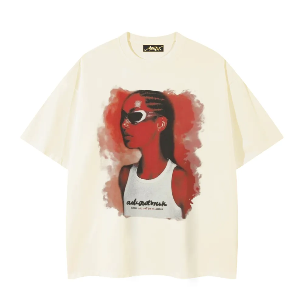 Punk Girl Portrait T-Shirt