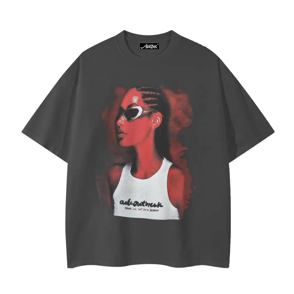 Punk Girl Portrait T-Shirt