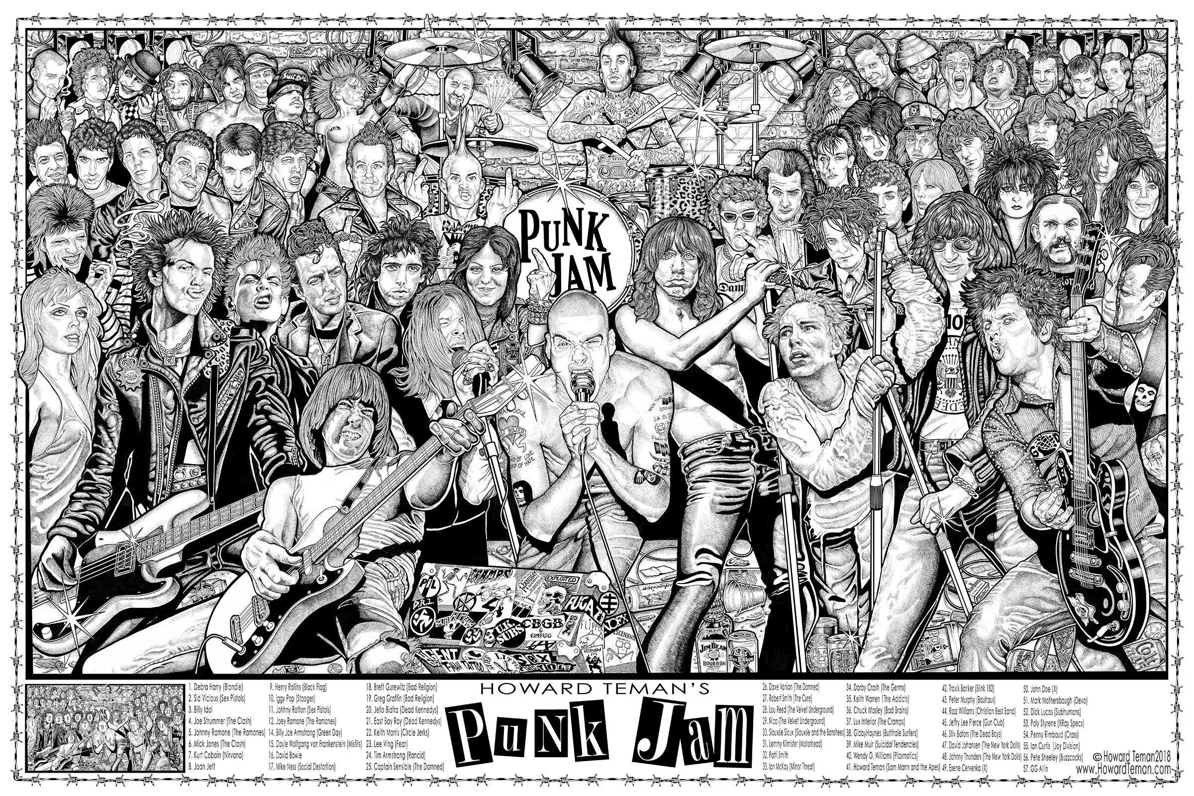 Punk Jam 24x36 - MUS00820