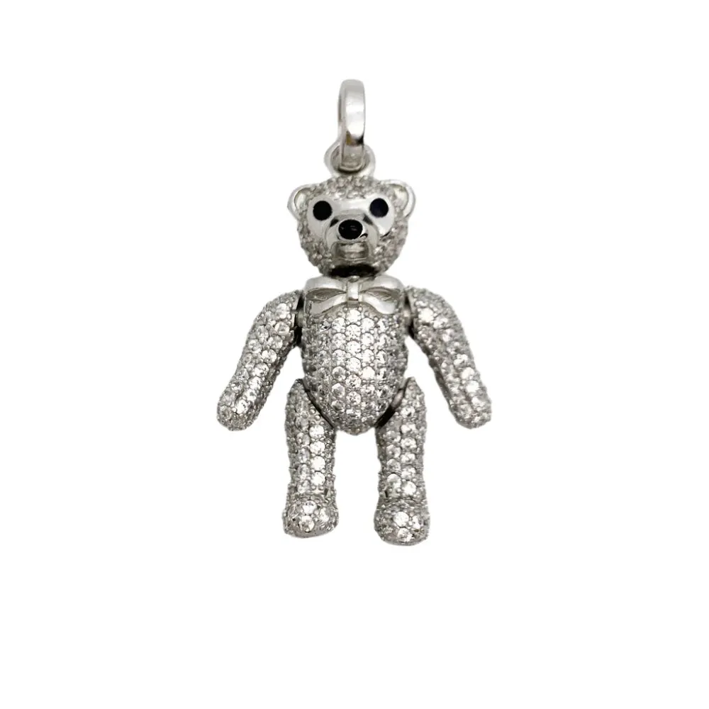 Punk Teddy Bear Pendant
