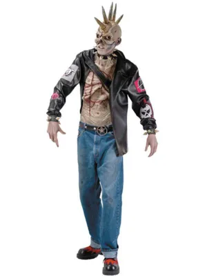 Punk Zombie Costume Size Std