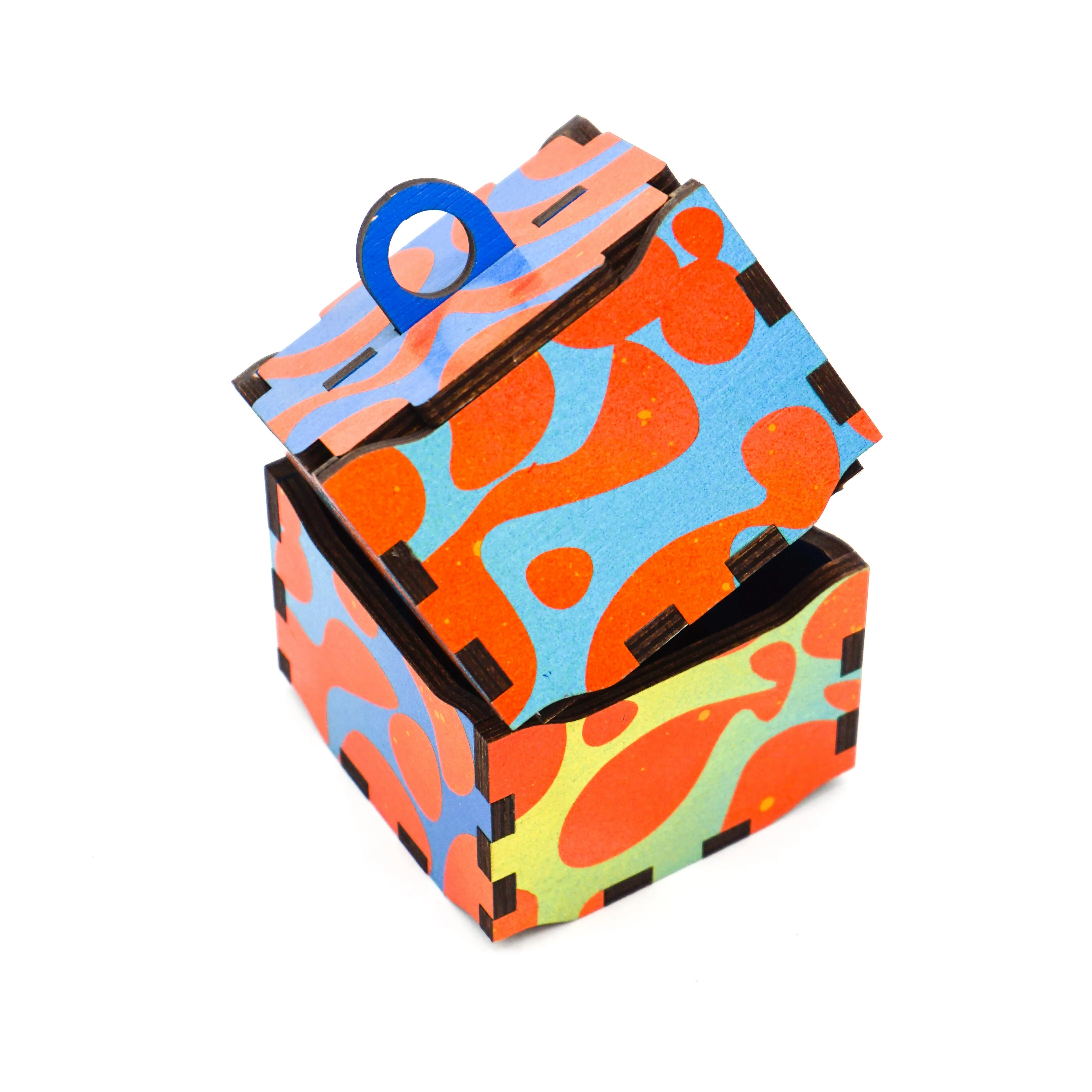 "Azure Lava" Stacking Tower