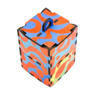 "Azure Lava" Stacking Tower