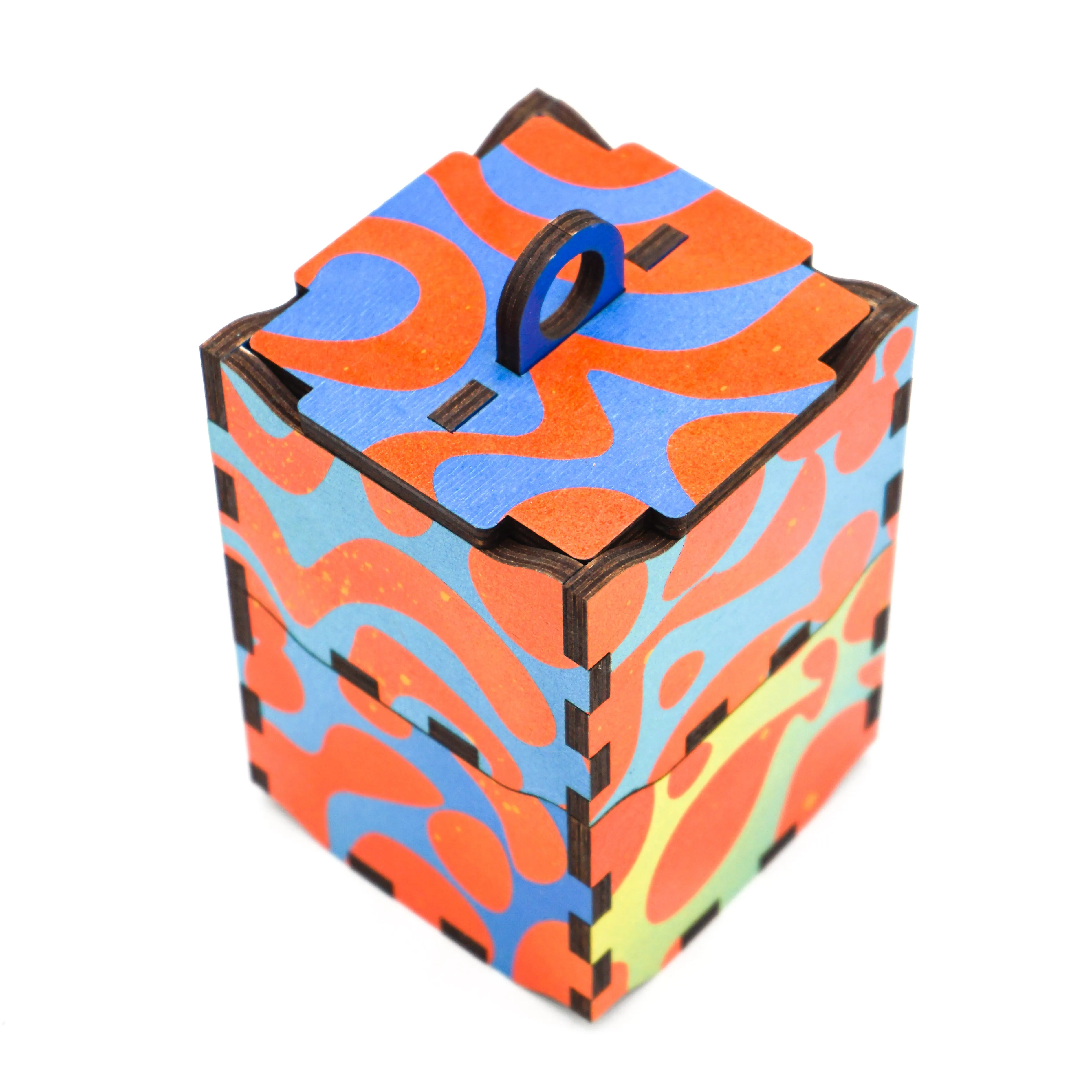 "Azure Lava" Stacking Tower