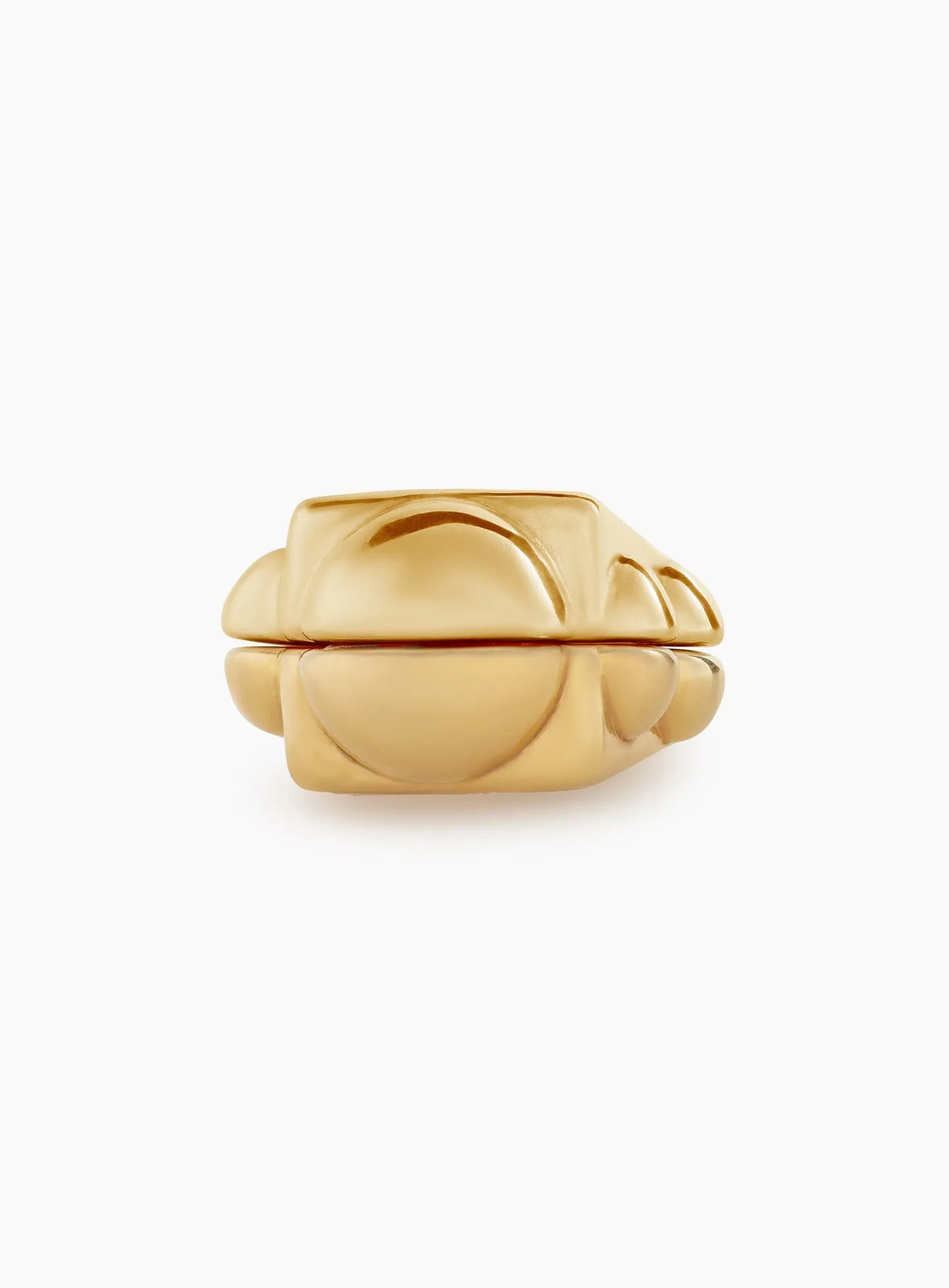 "Best Of Both Worlds" Gold Ring