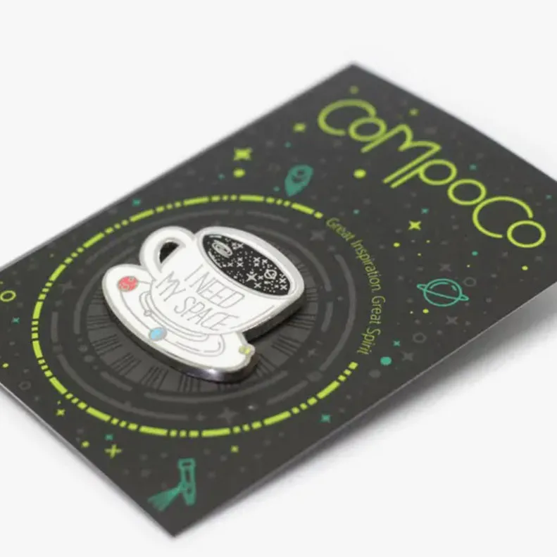 "I Need My Space" Coffee Enamel Pin
