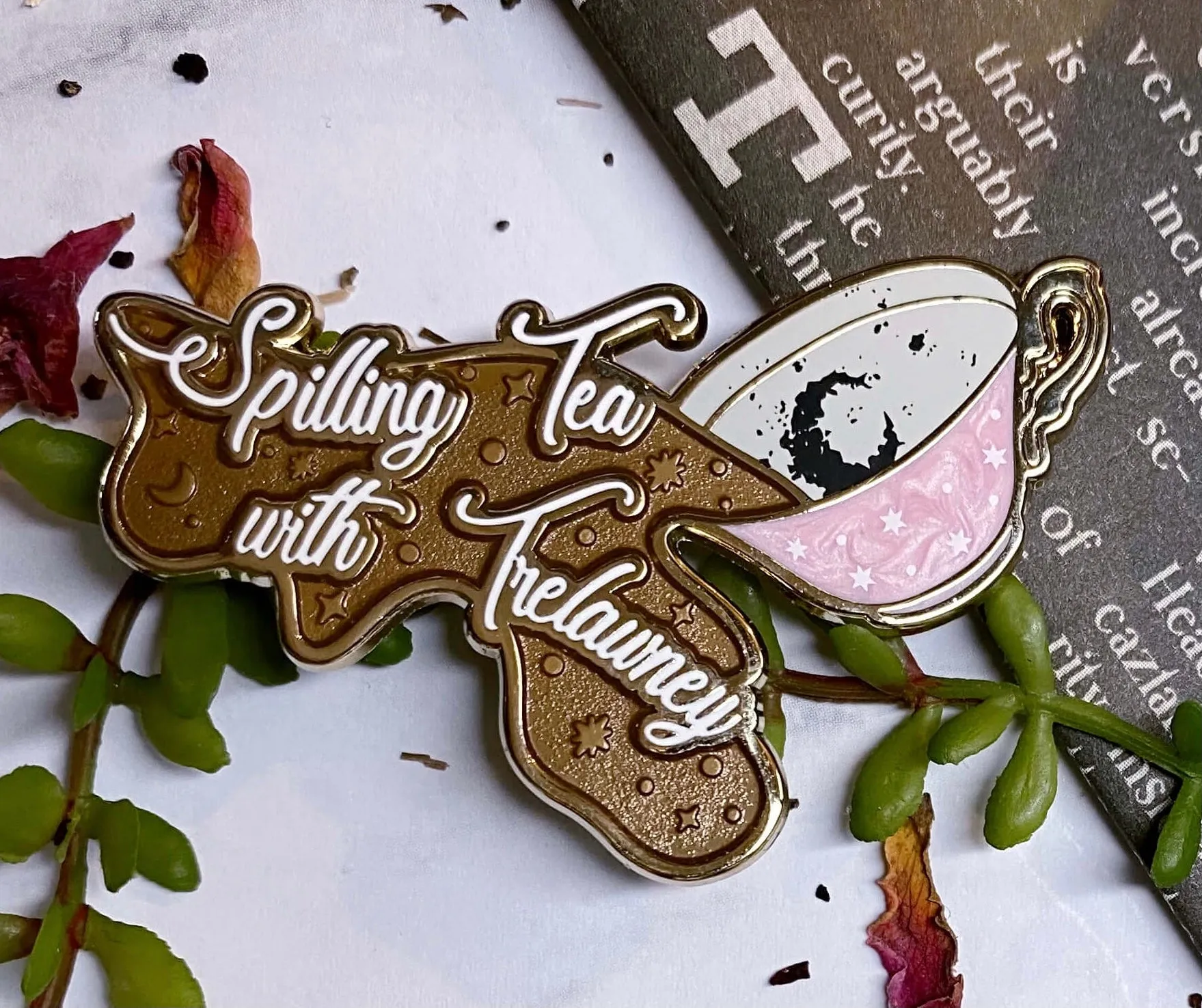 "Spilling Tea With Trelawney" Enamel Pin (Series 2)