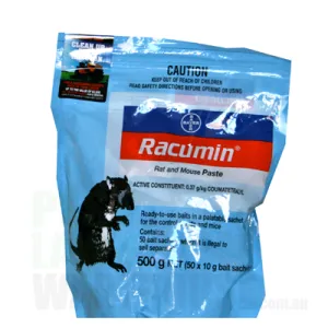 Racumin Rat & Mouse Paste (500gm Satchels)