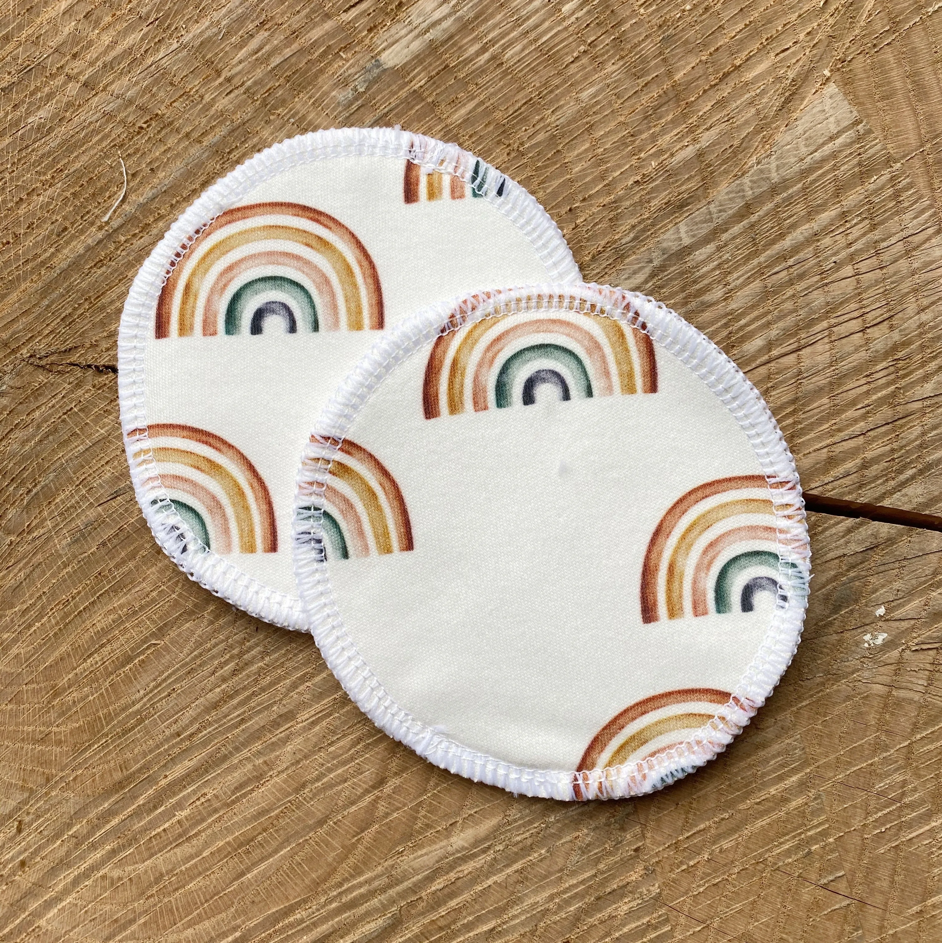 Rainbow Reusable Breast Pads