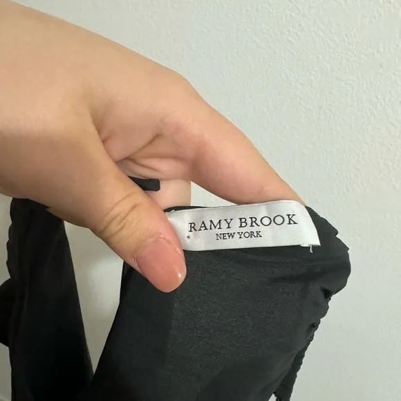 Ramy Brook designer cocktail dress black size small