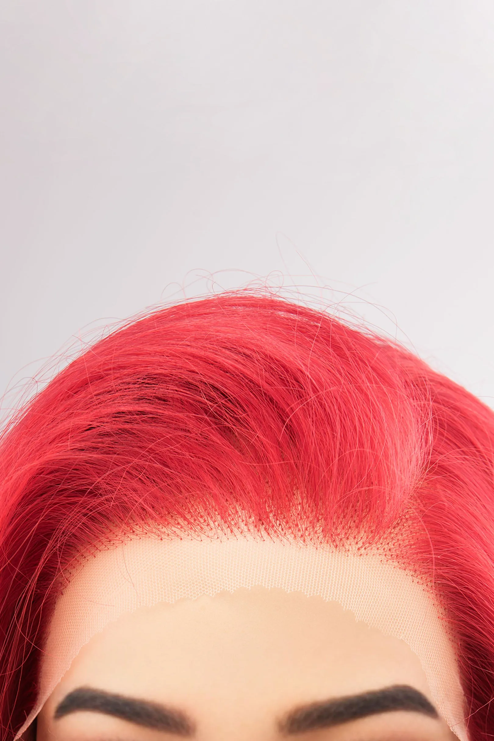 Red Straight Lace Front Synthetic Wig Aitana