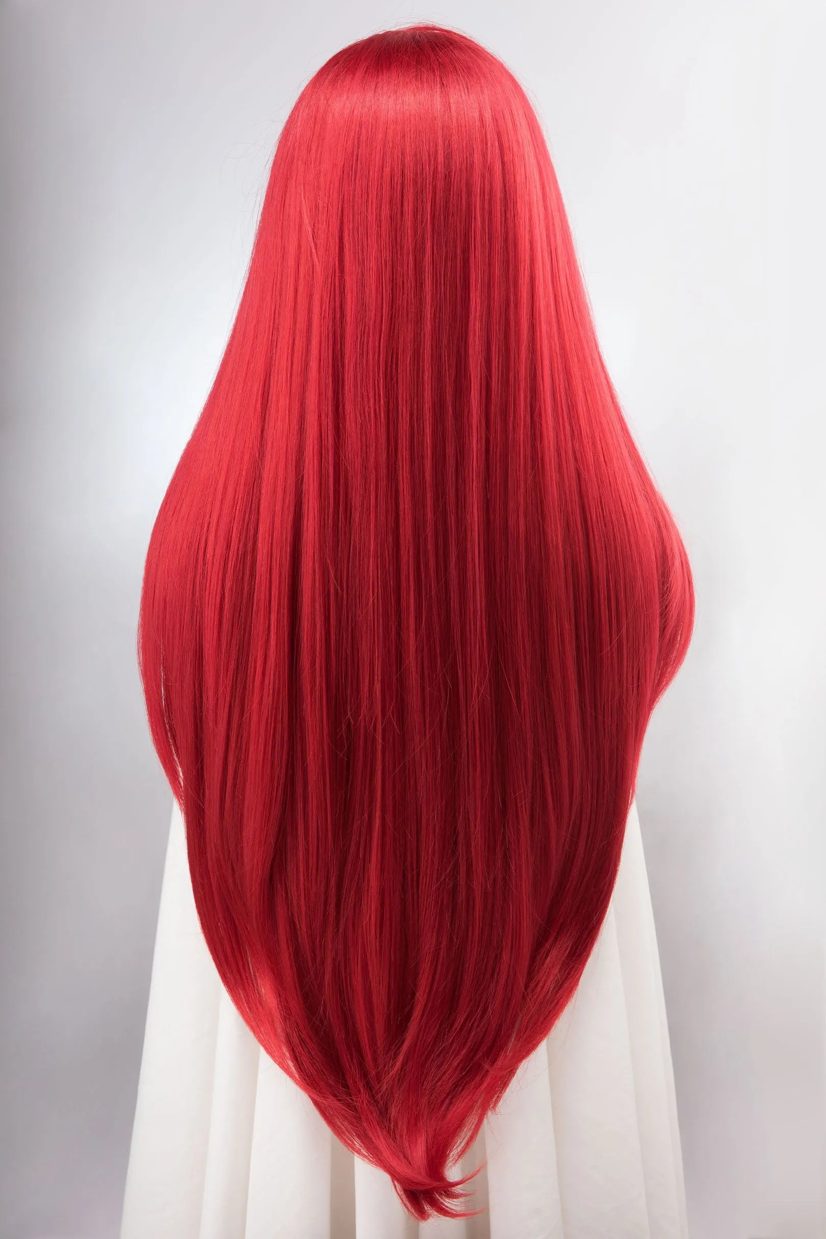 Red Straight Lace Front Synthetic Wig Aitana