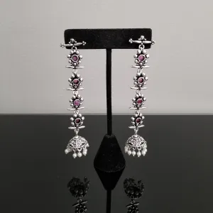 Reserved For Sowjanya Indo Western Trendy Earring With Oxidised Plating FL5