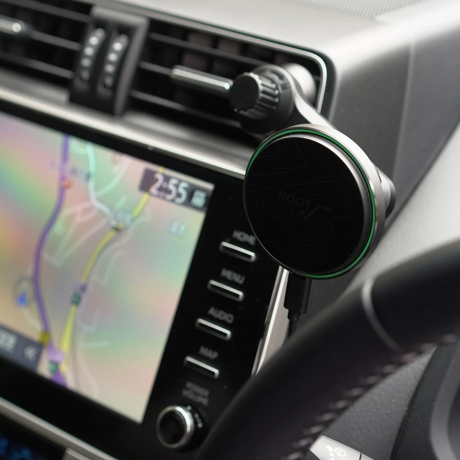 ROOT CO. | ルート　PLAY EZ1 MagSafe Wireless Car Charger(ブラック)