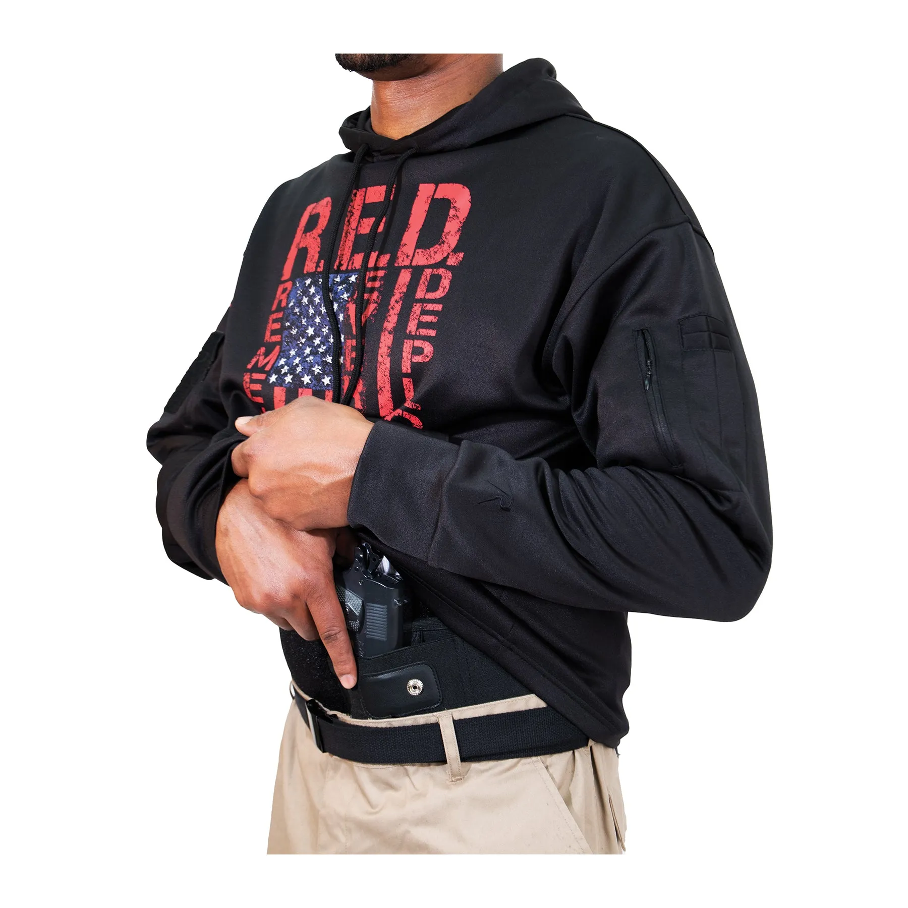 Rothco Concealed Carry R.E.D. (Remember Everyone Deployed) Sweatshirt Hoodie