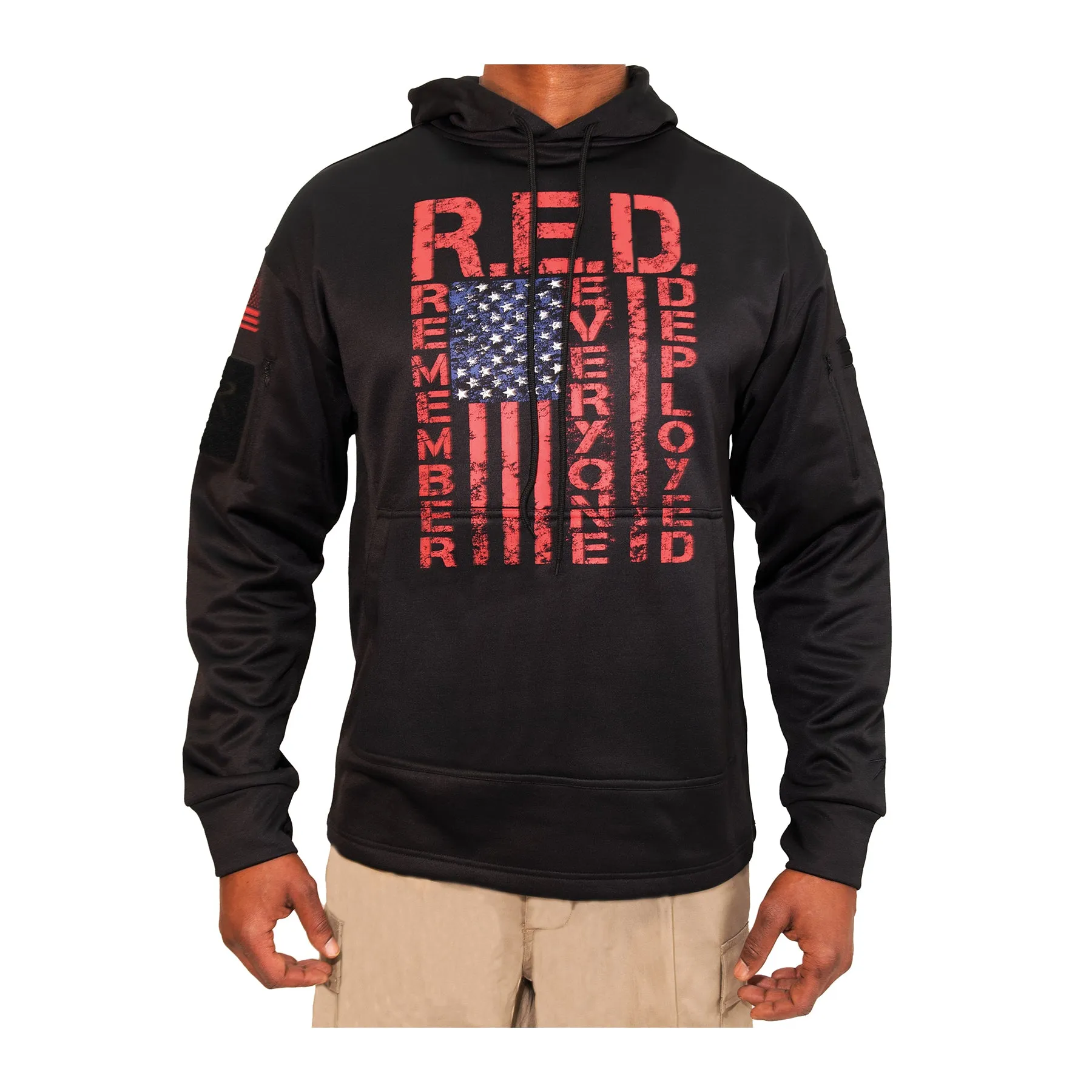 Rothco Concealed Carry R.E.D. (Remember Everyone Deployed) Sweatshirt Hoodie