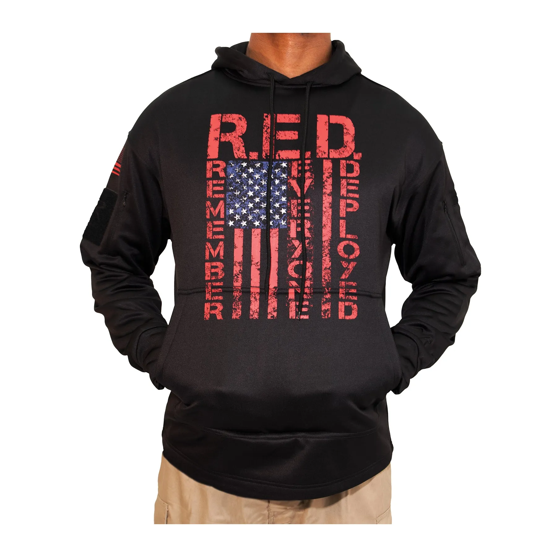 Rothco Concealed Carry R.E.D. (Remember Everyone Deployed) Sweatshirt Hoodie