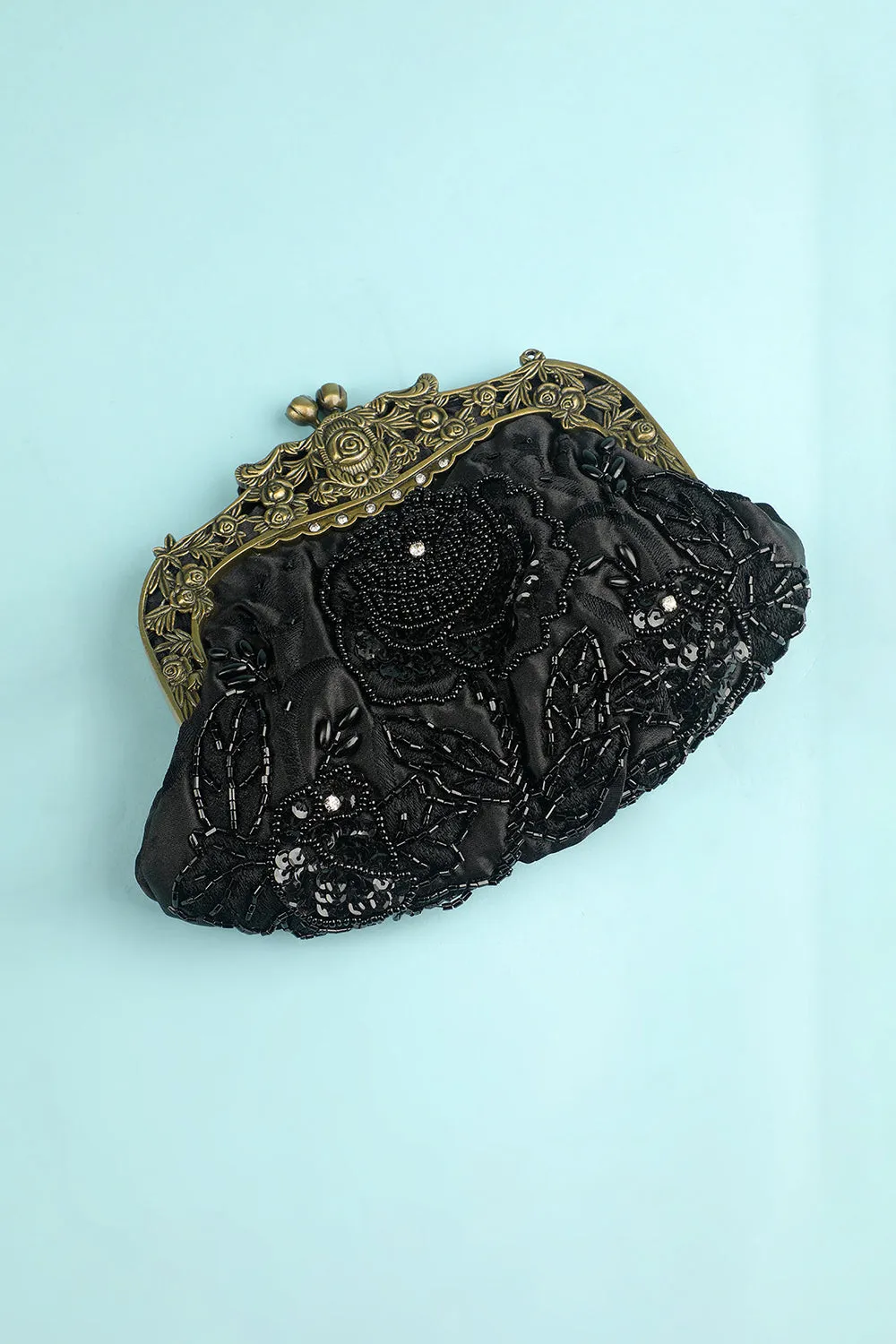 Roycebridal Black Party Handbag