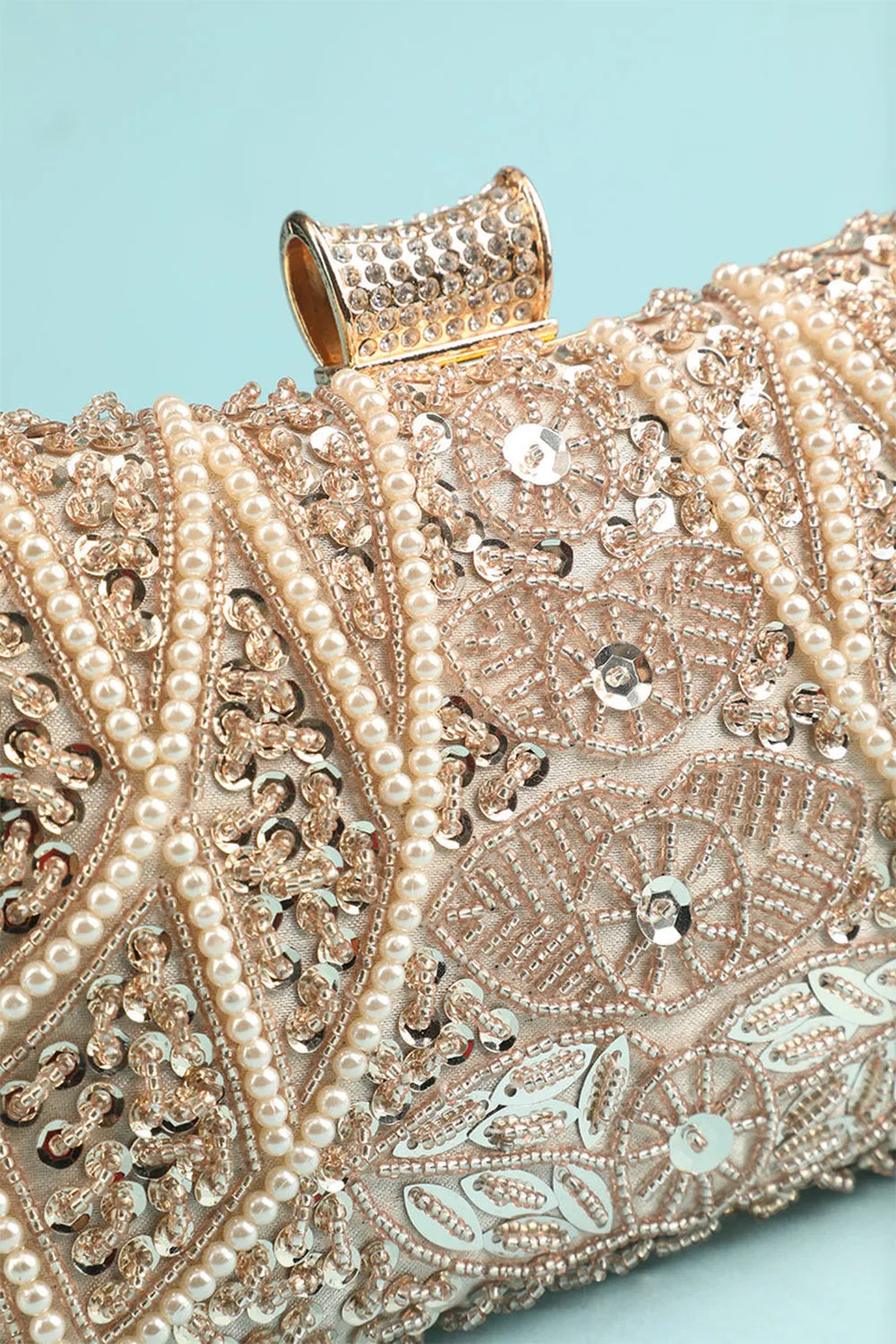 Roycebridal Reto Pearl Embroidery Handbag