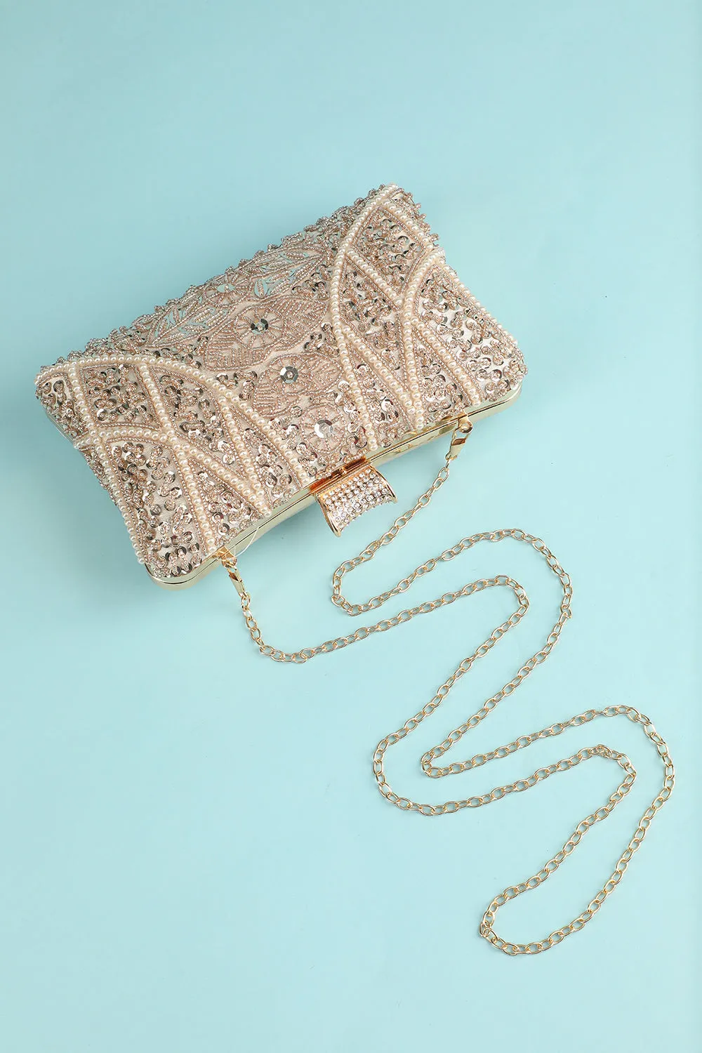Roycebridal Reto Pearl Embroidery Handbag